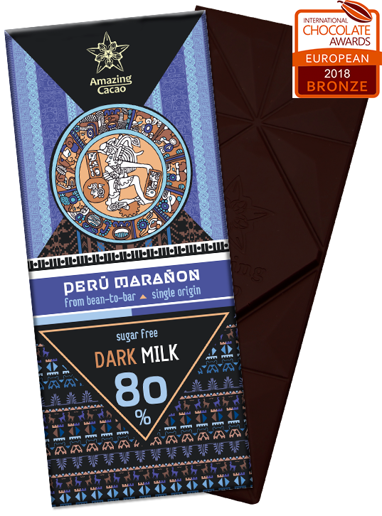 картинка 秘鲁 - Dark Milk 80% 