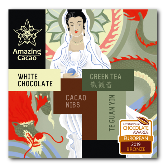 картинка Зелёный чай с какао-крупкой 