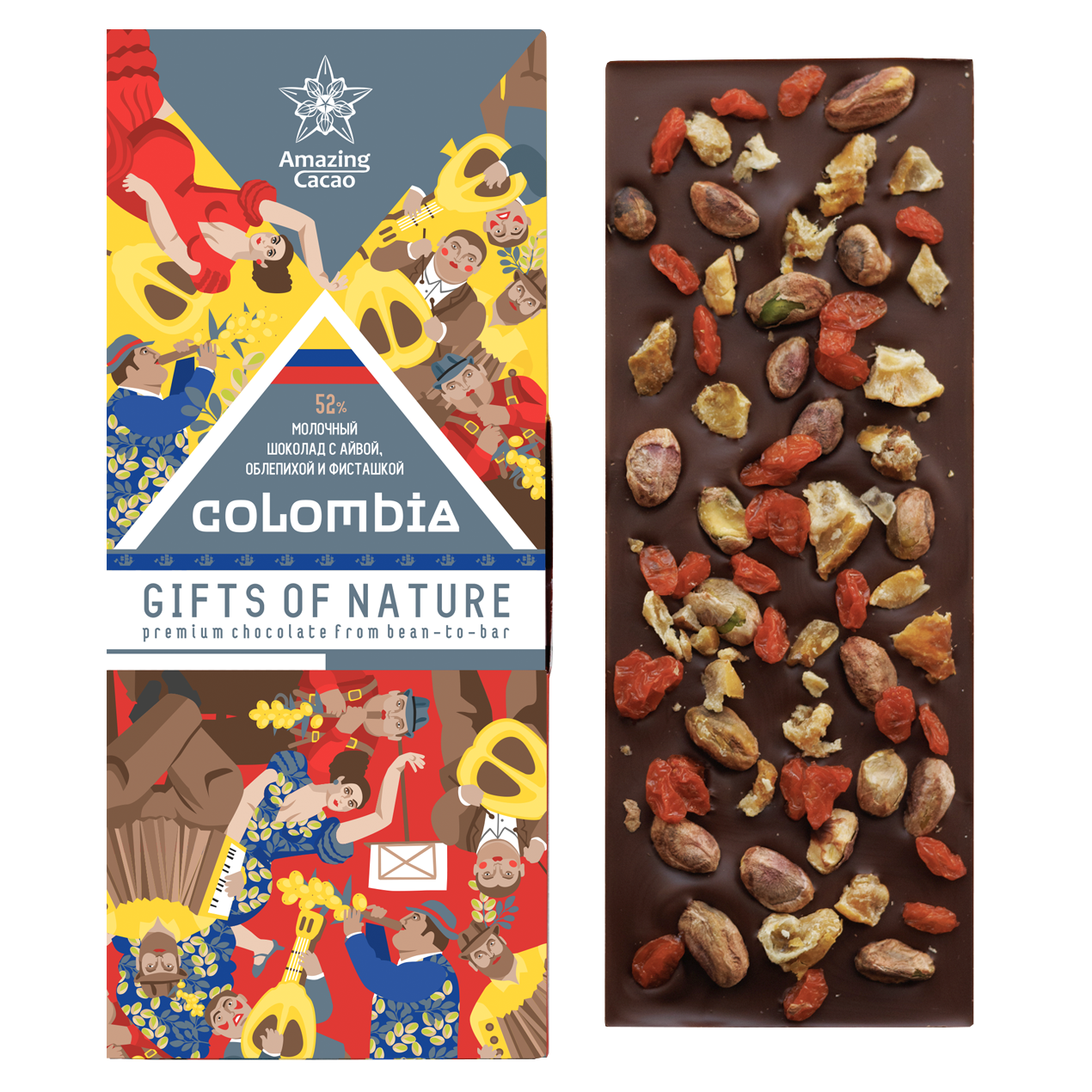 картинка с айвой, облепихой  и фисташкой 